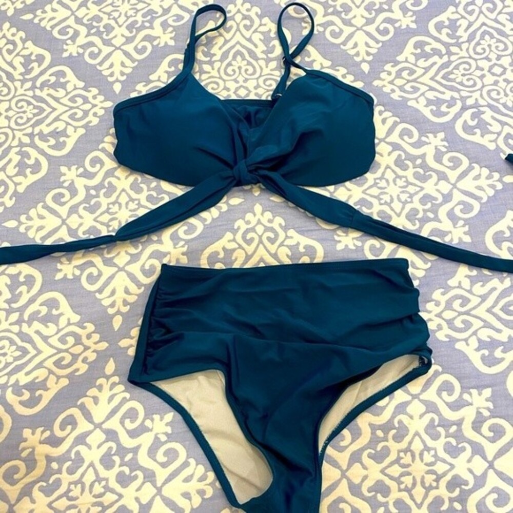 NWOT shein Blue/green bikini